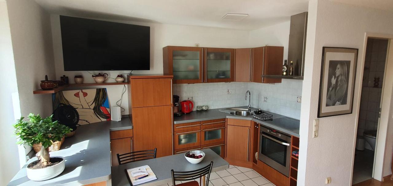 Schoene Ruhige Und Helle Wohnung In Bad Saeckingen Dış mekan fotoğraf